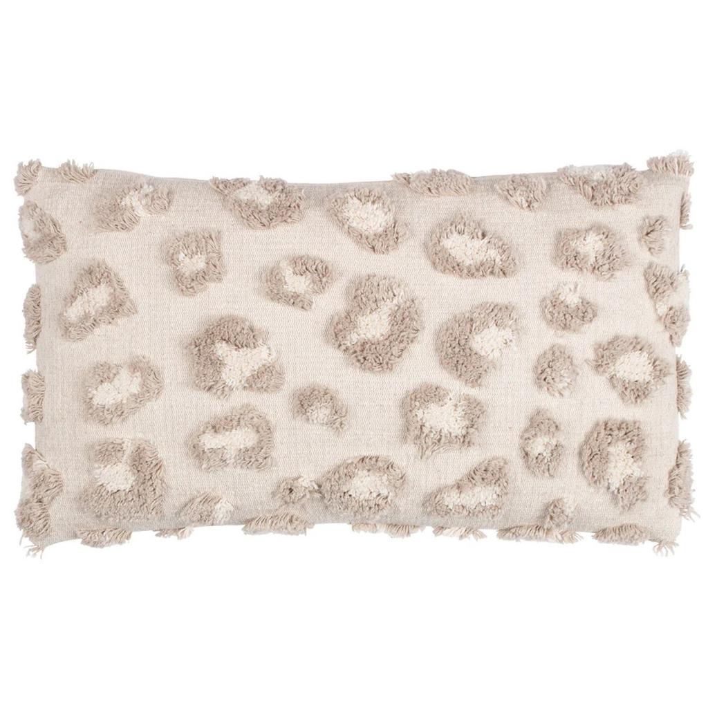 Furn Maeve Tufted Leopard Print Cushion Cover