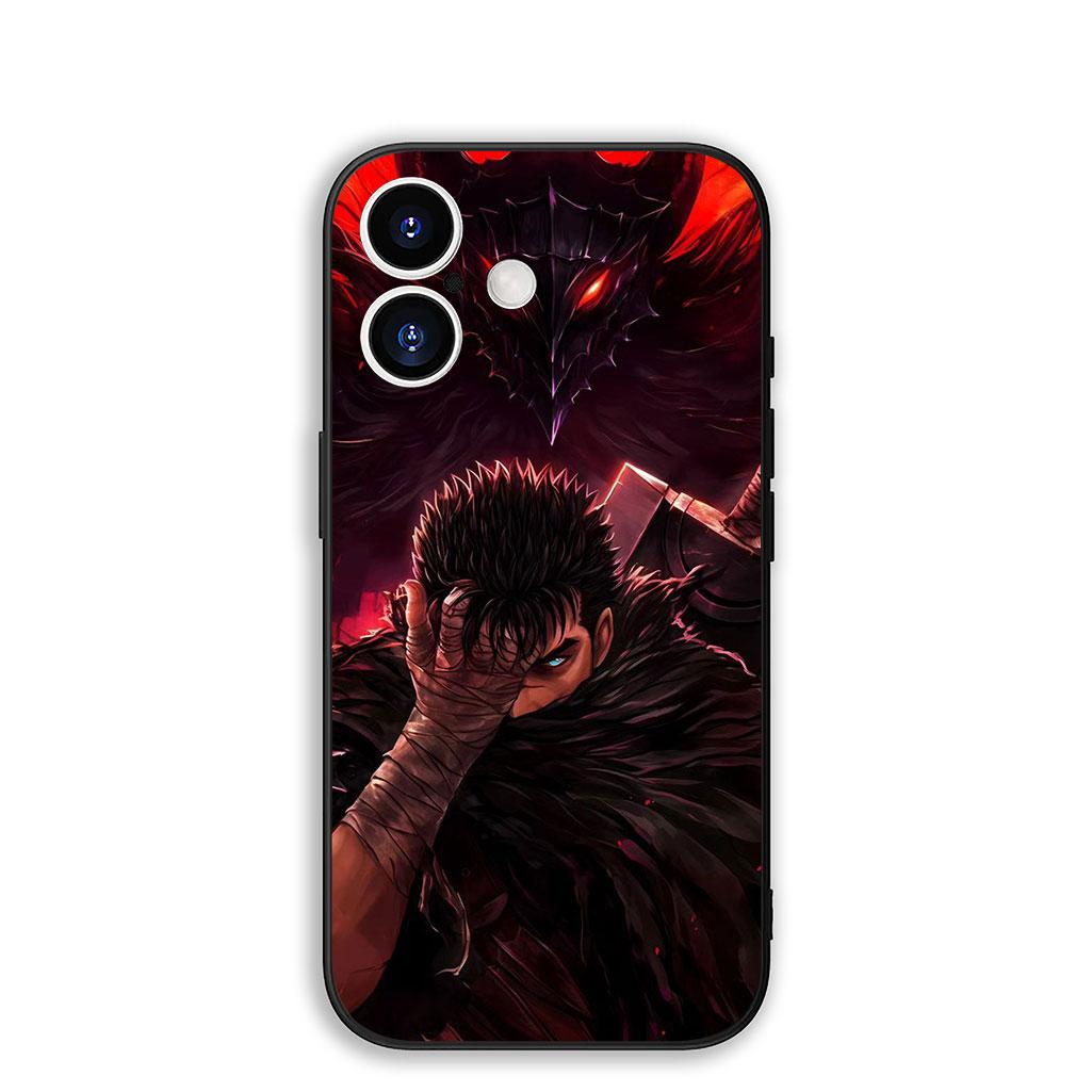

Cover for Xiaomi Redmi Note 12 10 11 9 Pro 10C 12C 9T 9A 10A 12S Note11 Note12 5G 4G Phone Case Comics Berserks Anime Guts Redmi 9