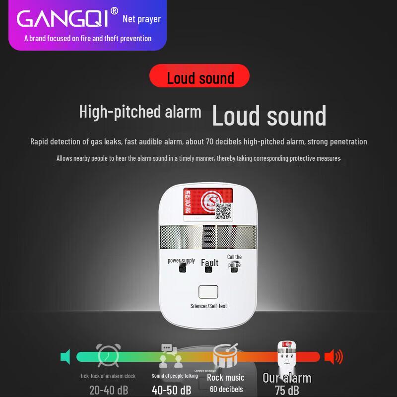 Gangqi GS870D Home Combustible Gas Leak Detector