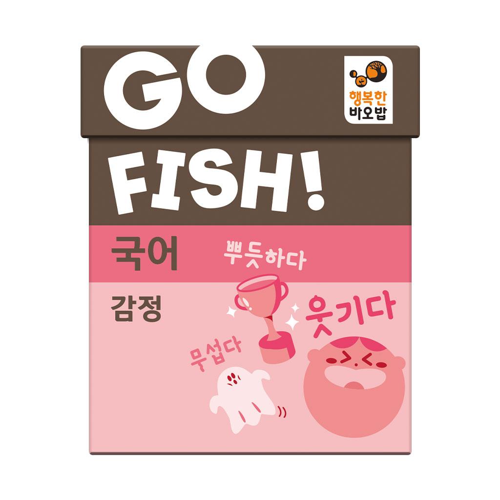 HappyBaobab Go Fish: Koreanische Sprache & Emotionen Kartenspiel - Familiäres Gehirnspiel (Ab 6 Jahren)
