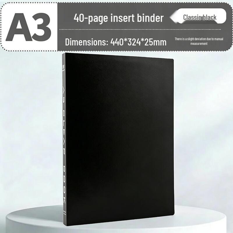 A3 Large Capacity Data Portfolio Binder