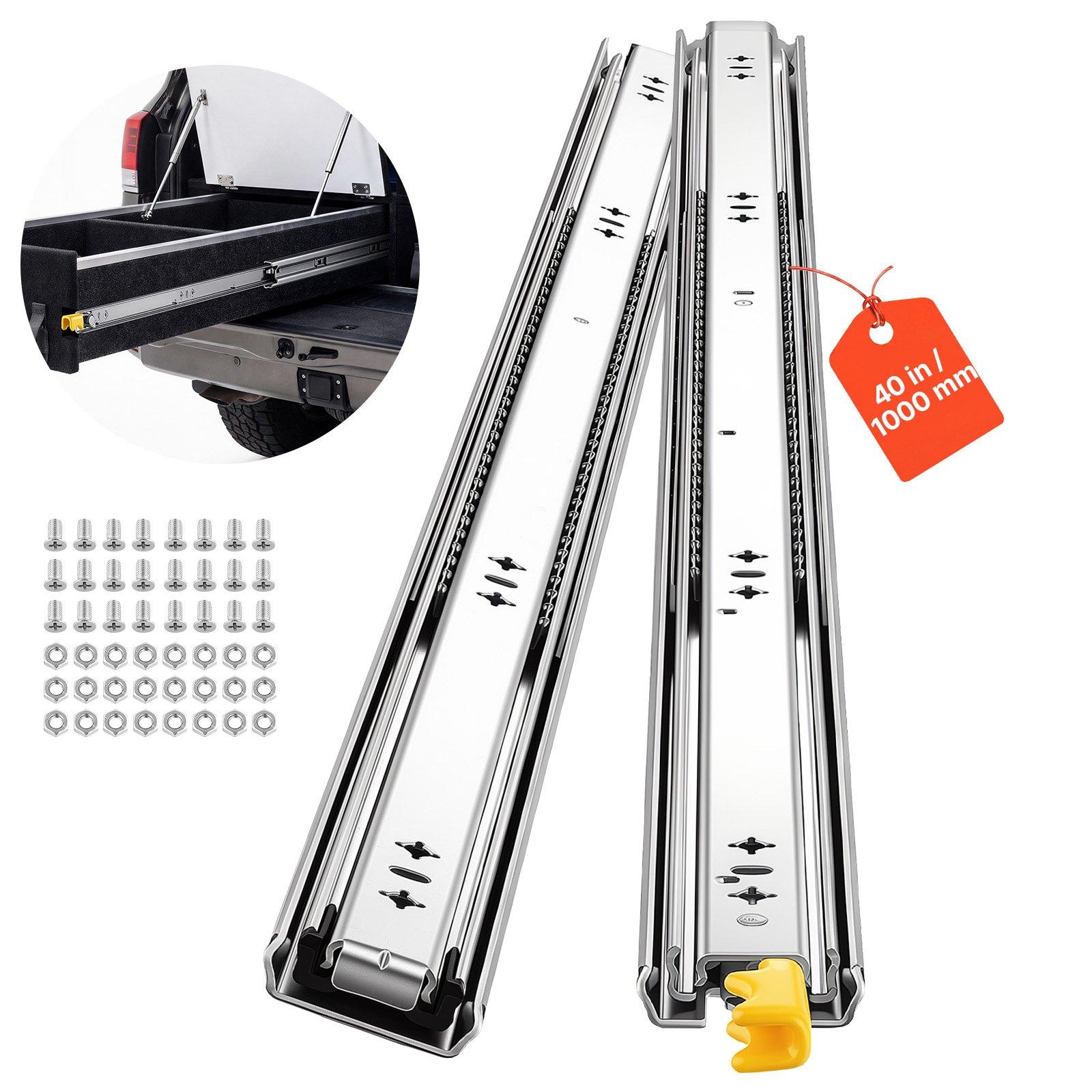 VEVOR Smagjaudas atvilktņu sliedes, 100 cm