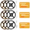 220V Dimmable COB LED Neon Strip Light Waterproof Outdoor Flexible Tape RA90 240LEDs/M with Switch Dimmer Plug