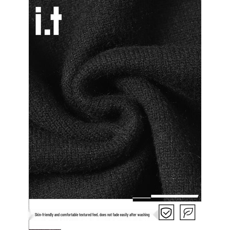 CHOCOOLATE Men's Loose-Fit Hooded Knit Sweater