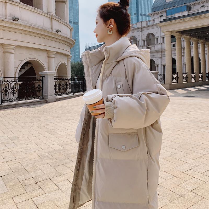 New Winter Korean Style Loose and Thick Cotton Jacket with Printed Coat