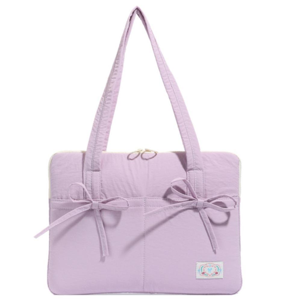 Bowknot Laptop Sleeve Cover Bag Portable Notebook Sleeve Pouch Laptop Accessories