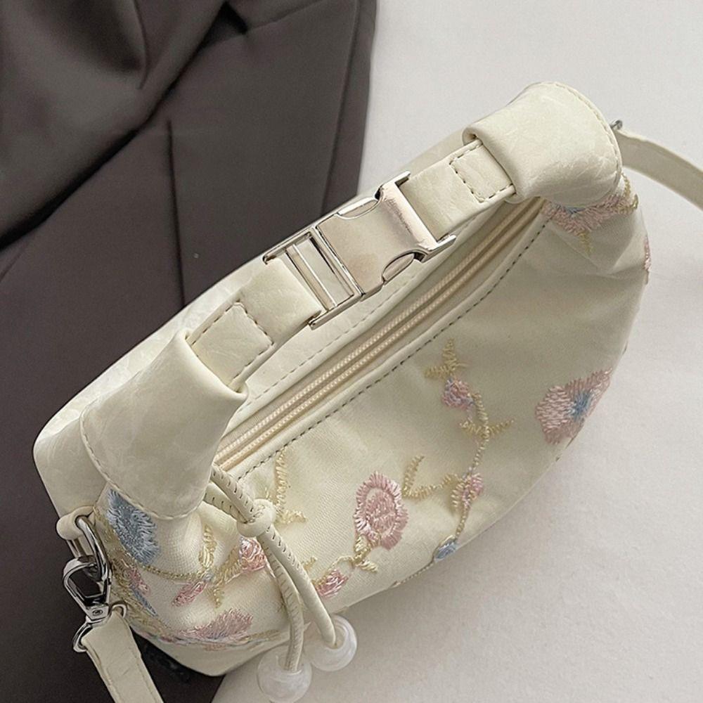 Canvas Hanfu Embroidery Handbag Embroidered Cheongsam Bag Retro Chinese Style Handbag Wedding