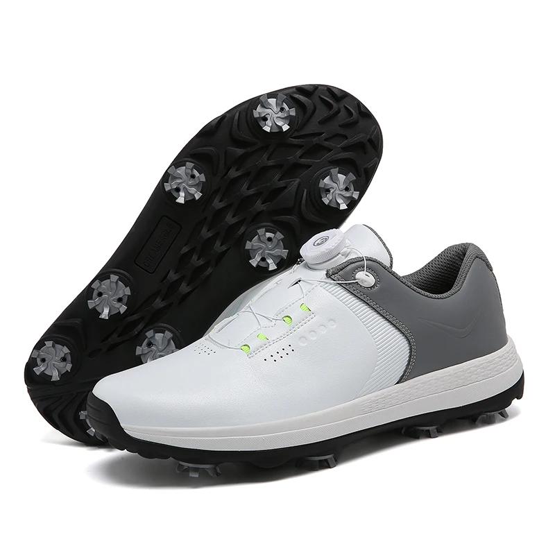 Nové golfové boty Pánské lehké golfové oblečení pro muže Pohodlné golfové boty Protiskluzová vycházková obuv