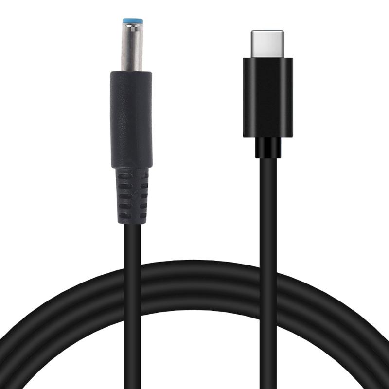 Computer Accessories 1.5M Type-C PD Charging Wire 4.5x3.0mm for DC Plug Converter for HP-Laptop