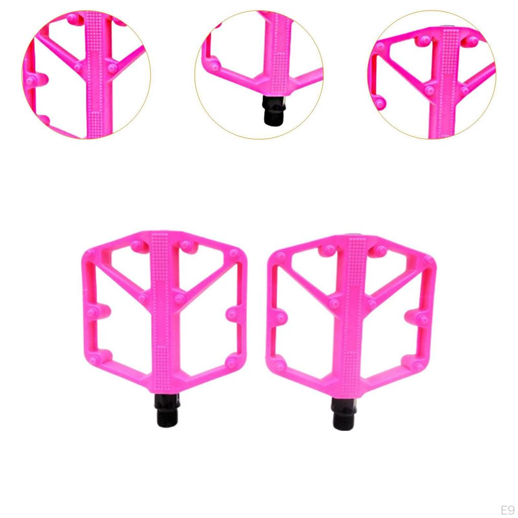 2 Nylon Anti-Slip Pedals for Road Bike Repair And Maintenance