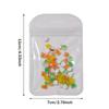 20Pcs Ice-Transparent Vegetable Nail Art Accessories Cute Mini Nail Charms Cabbage Corn Resin Nail Rhinestones Cartoon Decor