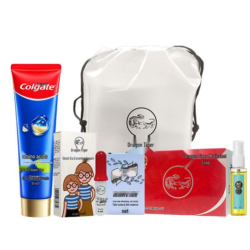 Colgate Amino Acid Toothpaste & Longhu Travel Set