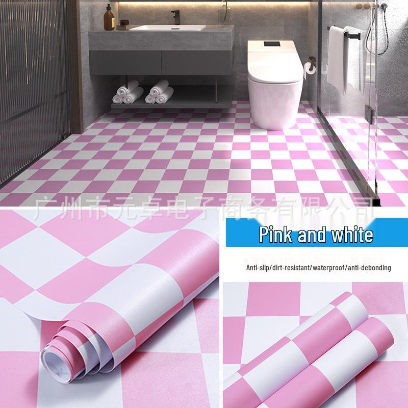 Adesivo da Pavimento Moderno Minimalista Autoadesivo per Bagno, WC e Cucina