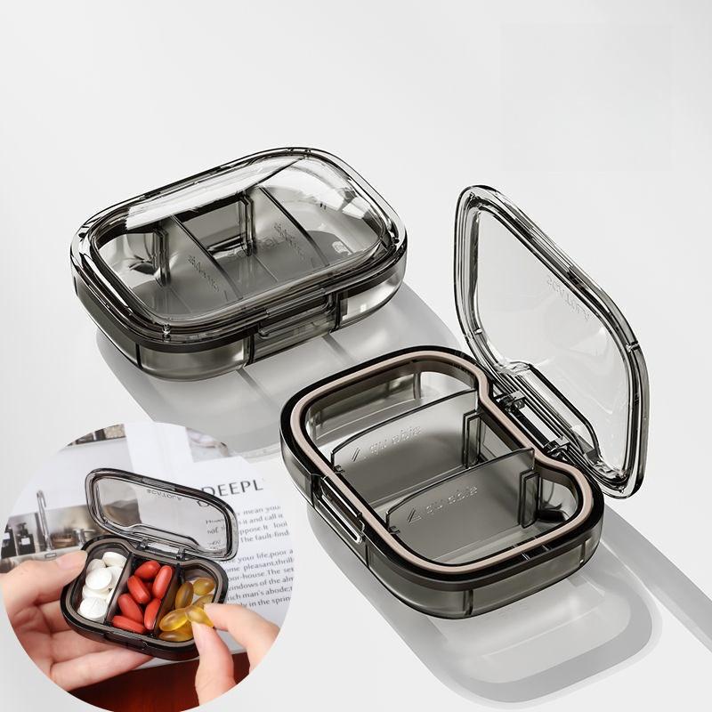 Seyahat Taşınabilir Mini İlaç Hap Kutuları İlaç Kapları Hap Dağıtıcı Hap Saklama Kutusu Tablet Hap Kutusu Kılıf Kap Kap Kutu Düzenleme
