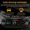 Newest P18 Head Up Display Car GPS Slope Meter Multiple Inclinometro 4x4 Smart Car HUD Digital Odometer Gauge Easy Installation