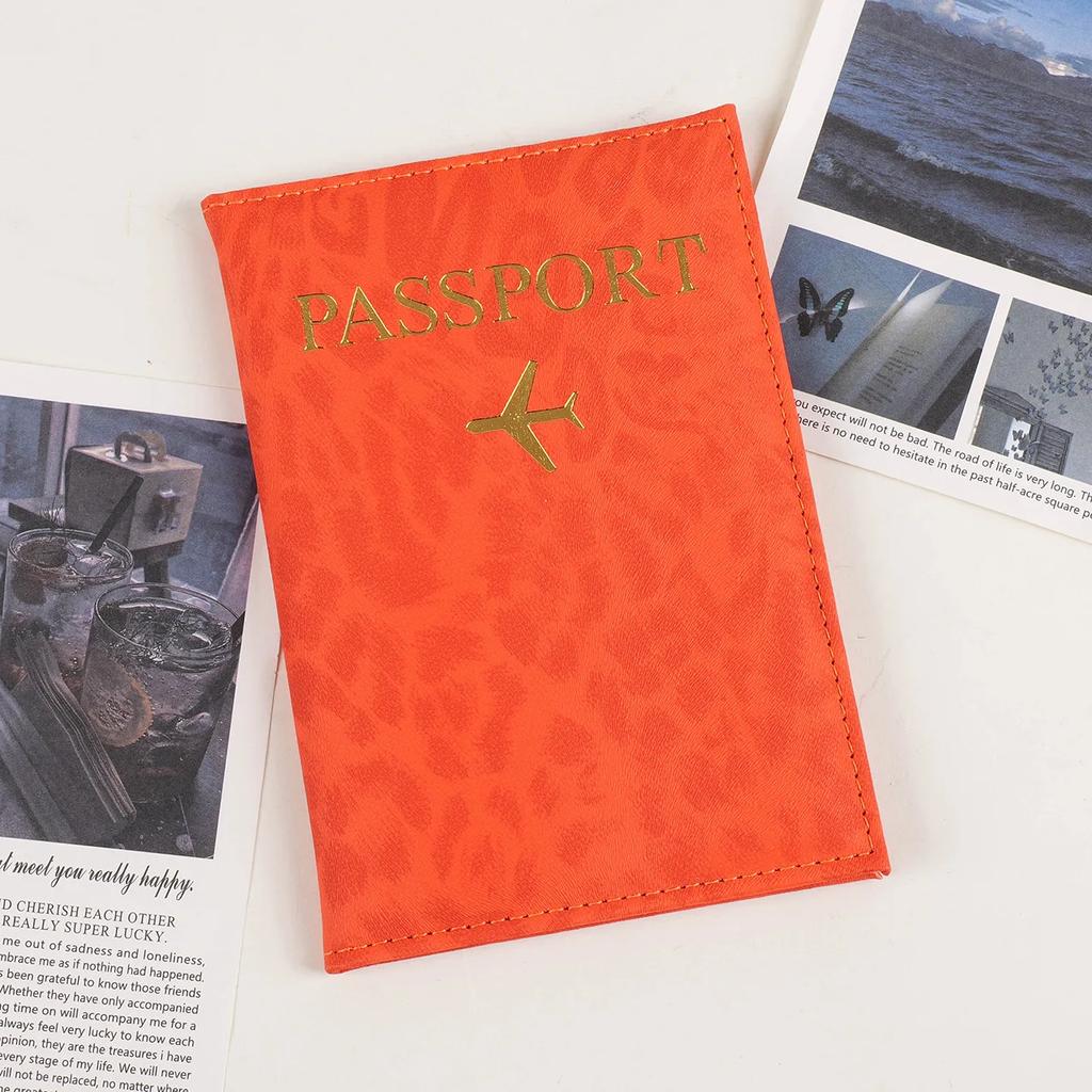 Travel Passport Holder Cover Case For Women Men PU Leather Card Ticket Passport Covers Holder Protective Accessories Wallet