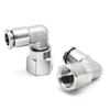 Pneumatik-Steckverbinder M5 1/8" 1/4" 3/8" 1/2" BSPT Außengewinde Vernickeltes Messing Steckverbindung Schnellkupplung Luftanschluss Sanitär