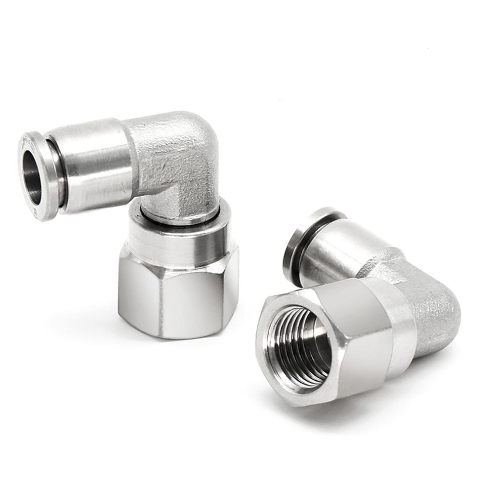 Pneumatik-Steckverbinder M5 1/8" 1/4" 3/8" 1/2" BSPT Außengewinde Vernickeltes Messing Steckverbindung Schnellkupplung Luftanschluss Sanitär