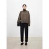 Thickened Turtleneck Sweater Women's Loose Lazy Knit Silhouette Sweater European Products