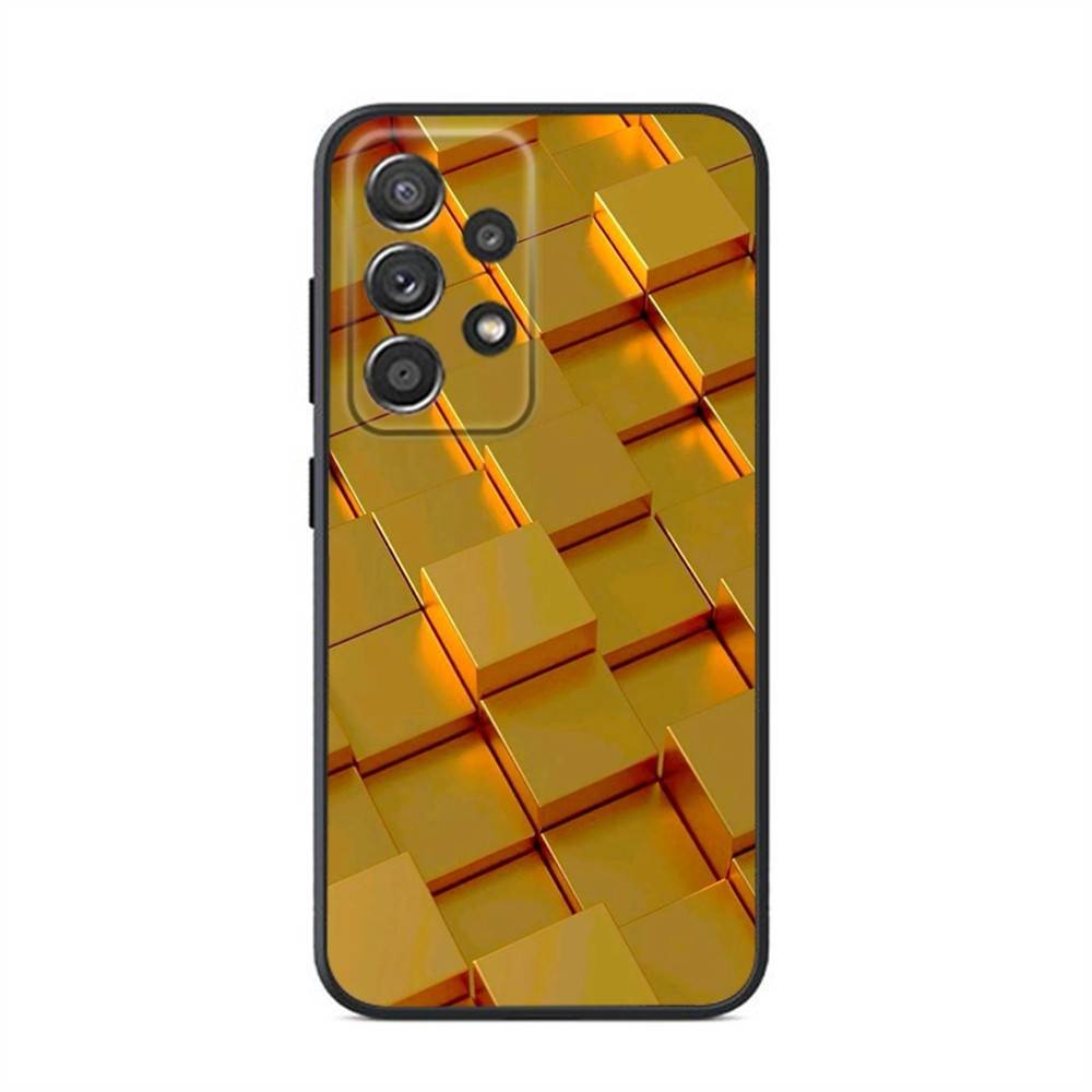 Hree-Dimensional Honeycomb Pattern Phone Case For Samsung S24,23,22,21,20,10,10E,S9 Plus FE Note 20 Ultra 10,9 Plus Black Case