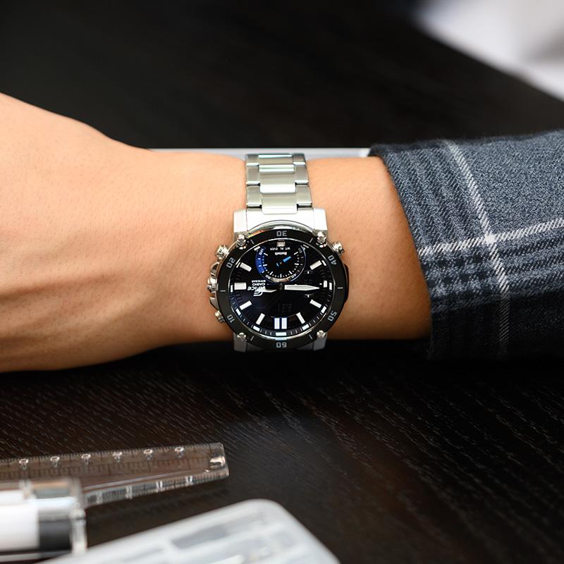 CASIO Men EDIFICE Black Watch ECB-20YDB-1APR ECB-20YDB-1APR