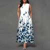 2025 New Fashion Trend Dresses Spring Summer Printed Waist Dresses Fashion Women's