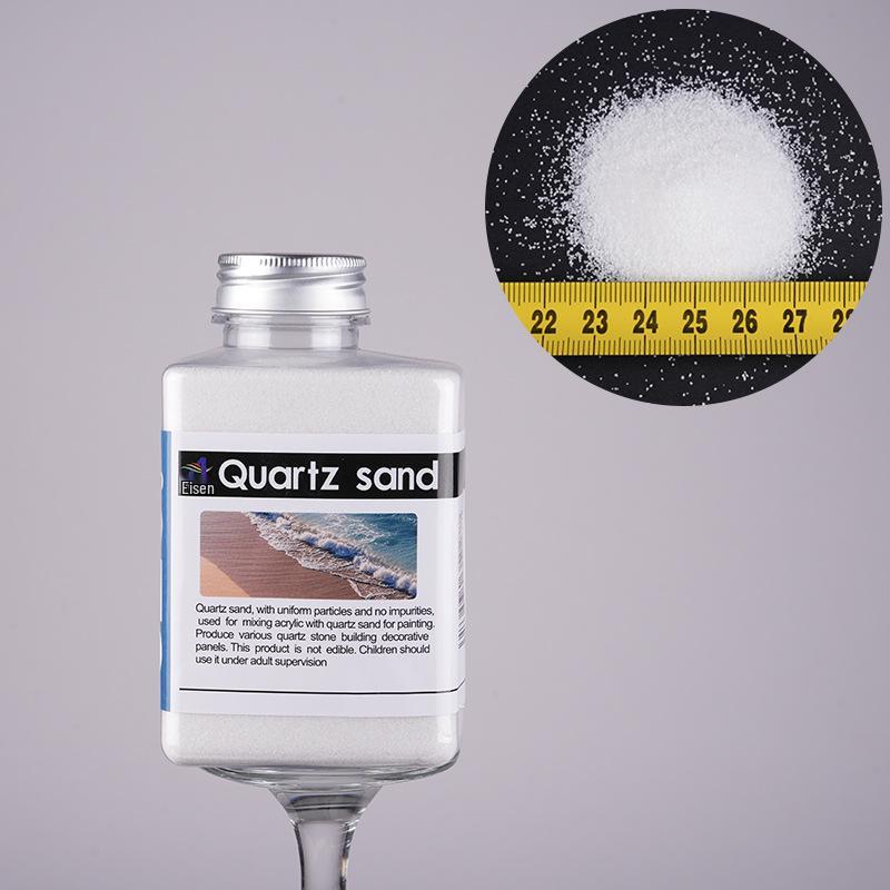 Weißer Quarzsand Acrylpigment: Feine Mineralgranulate für handgemachte Farben