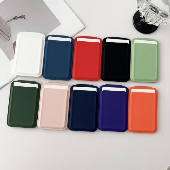 Magnetic Card Holder with Mirror Anti-slip Phone Stand for Magsafe for iPhone
