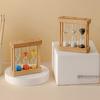 Sand Timer Set 1Min 3Min 5Min Hourglass 3-in-1 Desktop Sand Clock for Cooking Classroom Exercise Home Office Decoration