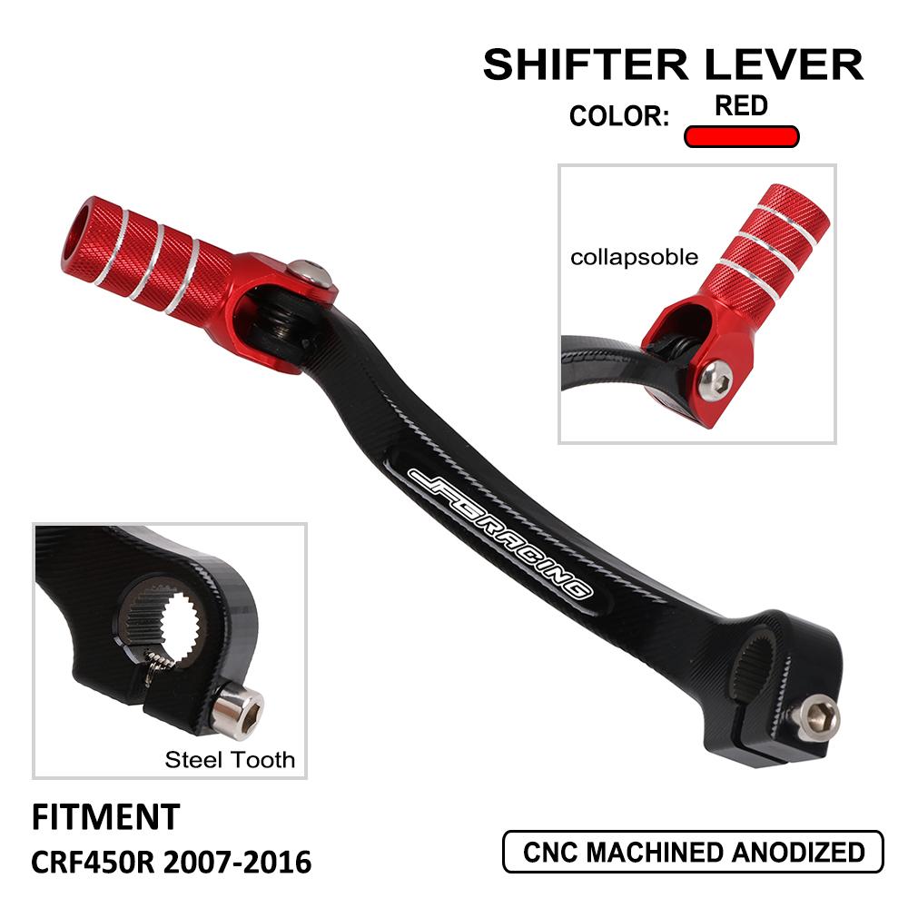 Motorrad CNC Faltbarer Schalthebel Schalthebelpedal Bremspedal Für HONDA CRF450R CRF250R CRF 450R 250R 250 450 R 230F 250RX