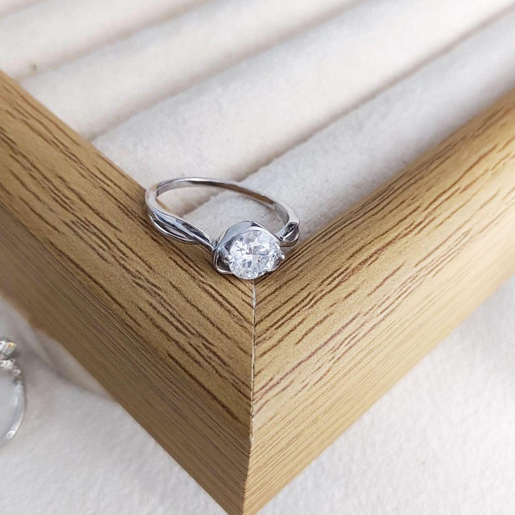Heartfelt Proposal S925 Sterling Silver Moissanite Heart Ring for Women