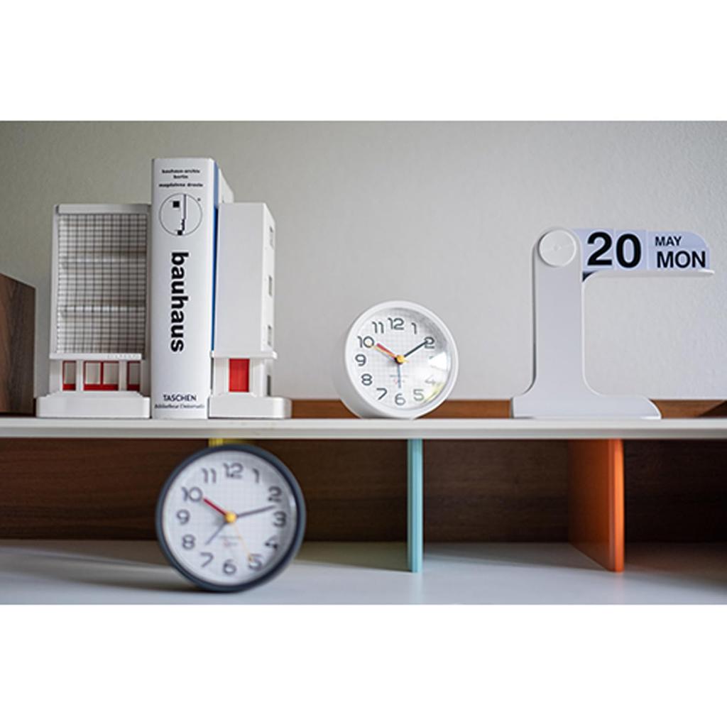 El Commune Bauhaus Gene Alarm Clock, Bayer Alarm RO, Black, DCL-008