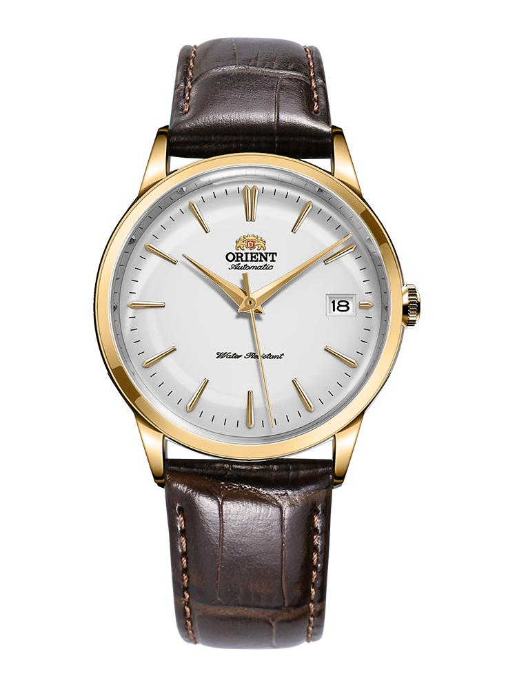 Men's Mechanical Watch Features An Automatic Movement, A Stainless Steel Case, And A Leather Strap For Daily Gatherings, Etc RA-AC0M01S10B