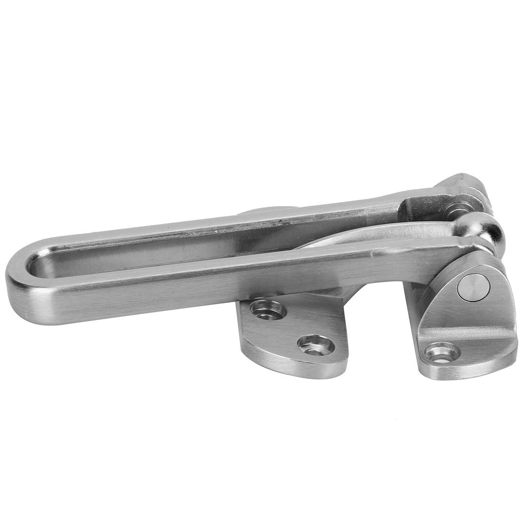 Stainless Steel AntiTheft Lock Buckle Security Guard Door Safety Lock Latch for Home Hotel(Brushed Nickel )