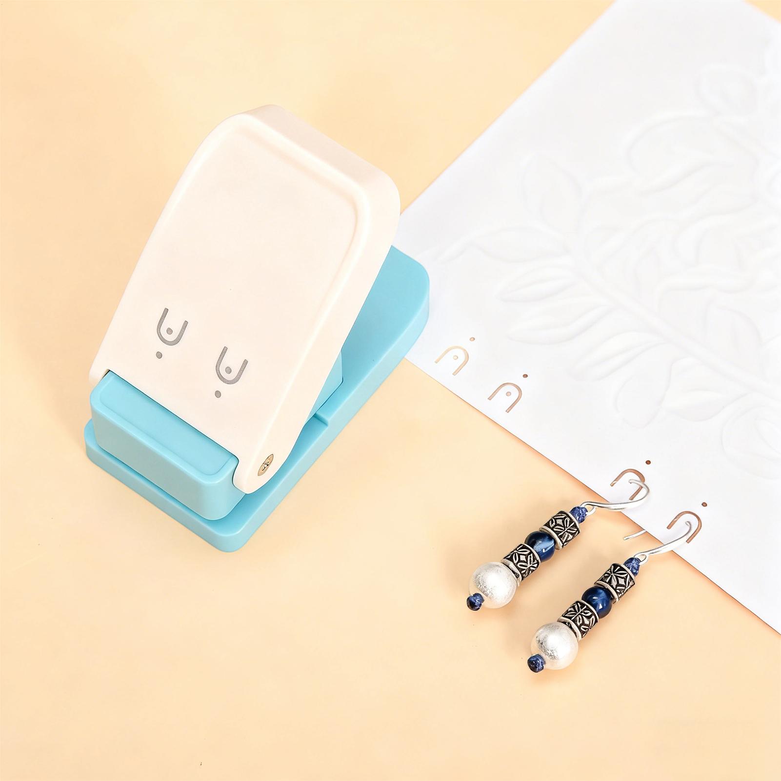 

Earring Hole Punch Earring Puncher for Cards DIY Jewelry Hole Punch Tool for Earrings and Necklaces Easy Paper Punching China Mainland