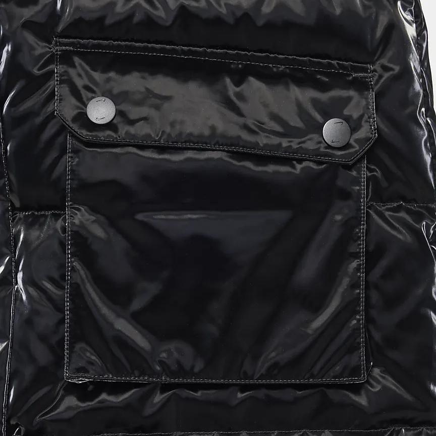 Nike Down Jacket Swoosh Casual Simple Fashion Kids Jackets Black HQ8613-010