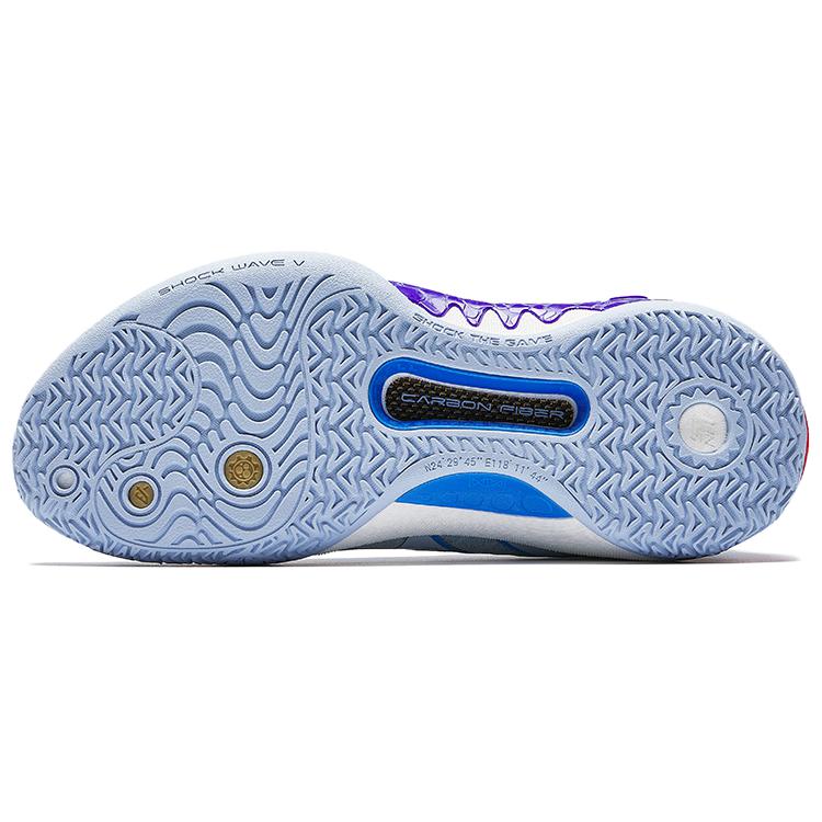 Anta Crazy Tide 5 Magic Potion Reedycja Cement Nemesis Profesjonalne Buty do Koszykówki Męskie Sneakersy Niebiesko-Fioletowe 112541106R-1