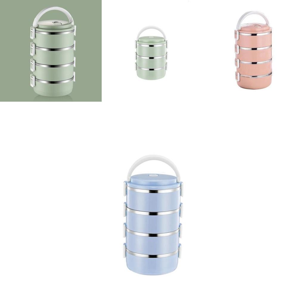 Stainless Steel Food Box With Multiple Layers For Travel And Family Dining
