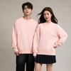 Autumn Loose Drop Shoulder Simple Solid Color Crew Neck Sweatshirt Terry Casual Base Shirt