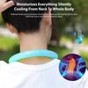Neck Cooling Tube Summer Reusable Wearable Ice Rings for Hot Weather Outdoors Sports