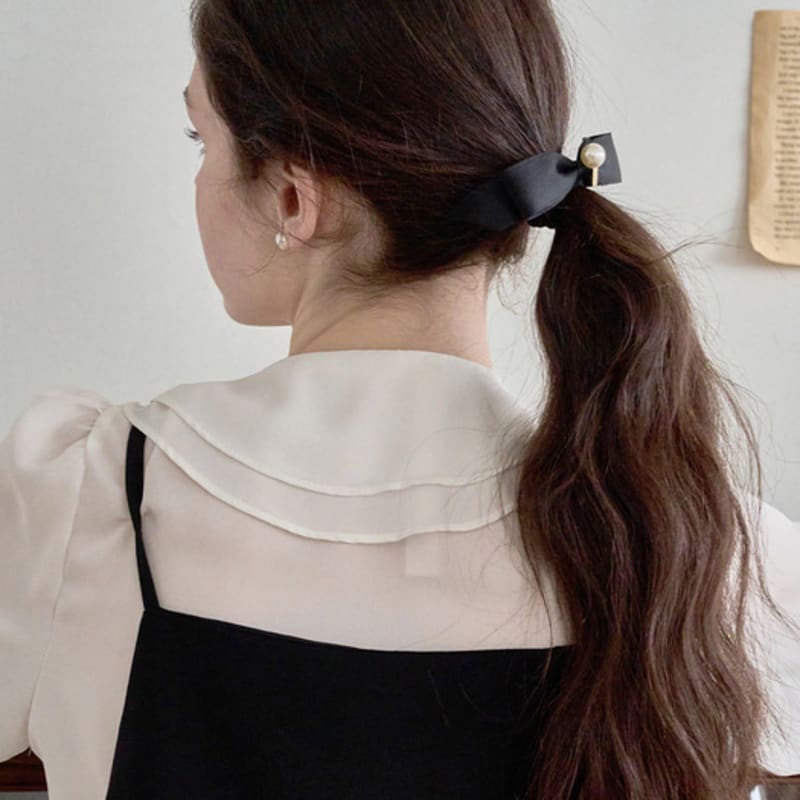 Jean Paul Clarisse Pearl Ribbon Ponytail JP-22-234P