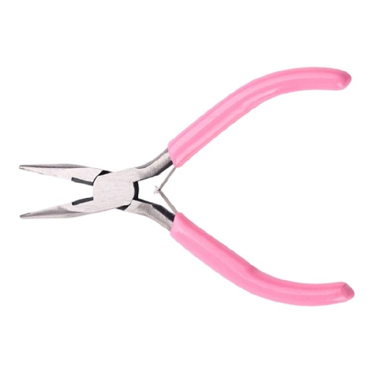 Ergonomic Pink Jewelry Pliers Build With High Strength Alloy Steel Seamlessly Design Fit for Long Lastinlyg Performances