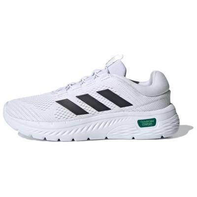 Sneakers Uomo Cloudfoam Comfy EL Bianco Nero Verde Collegiate Cloud-White Core-Black IH3610