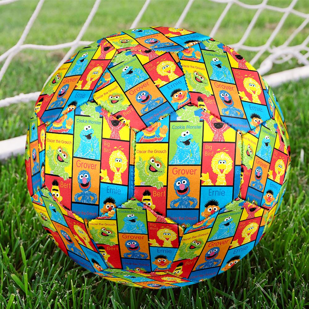 Sesame Street Theme Size 5 Soccer Ball, Suitable for Both Indoor and Outdoor Matches, a Gift Suitable for Everyone.