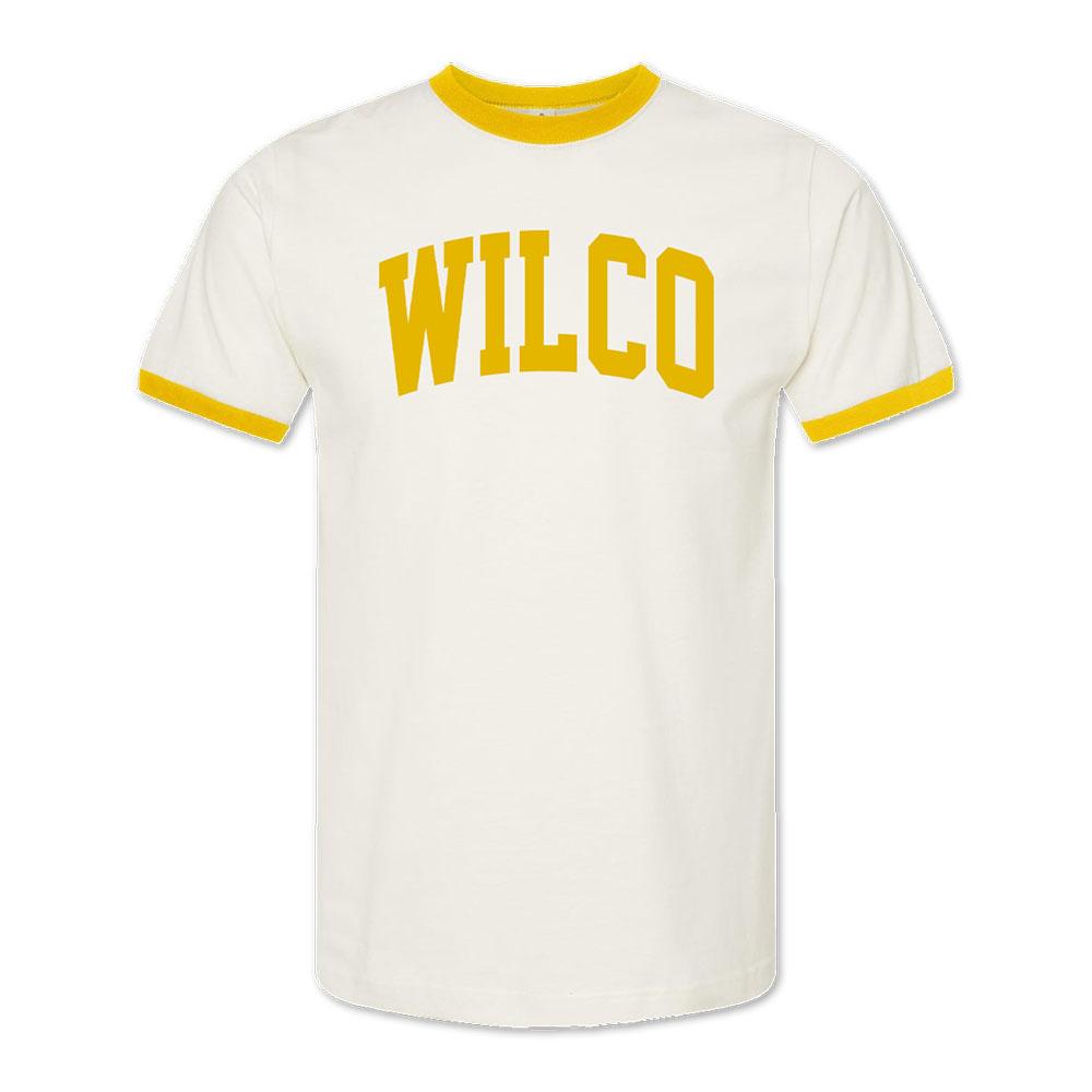 Wilco Band Yellow Ringer T-Shirt Short Sleeve O-neck Summer Unisex Streetwear Tops Casual Loose Soft Men Women Tshirts Print Top