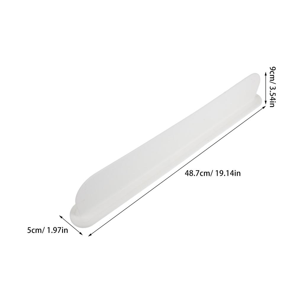 Kitchen Sink Silicone Water Splash Guard Suction Base 19.17x3.54 Inch Flexible Splash Protector Countertop Sink Barrier Water