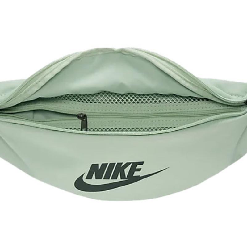 Nike Heritage Polyester Sling Bag, Crossbody Bag, Fanny Pack Regular Unisex Light Matcha Green Casual BA5750-321