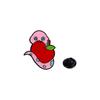 2025 Chinese Style Zodiac Snake Brooch God of Wealth Pink Little Snake Zinc Alloy Badge for Clothes Backpack Decoration Accessory