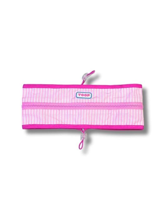 TOOF STRIPE ICY COOL PINK SCARF