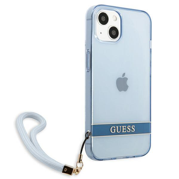 Guess Guhcp13Shtsgsb Iphone 13 Mini 5,4Niebieski/Blue Hardcase Translucent Stap